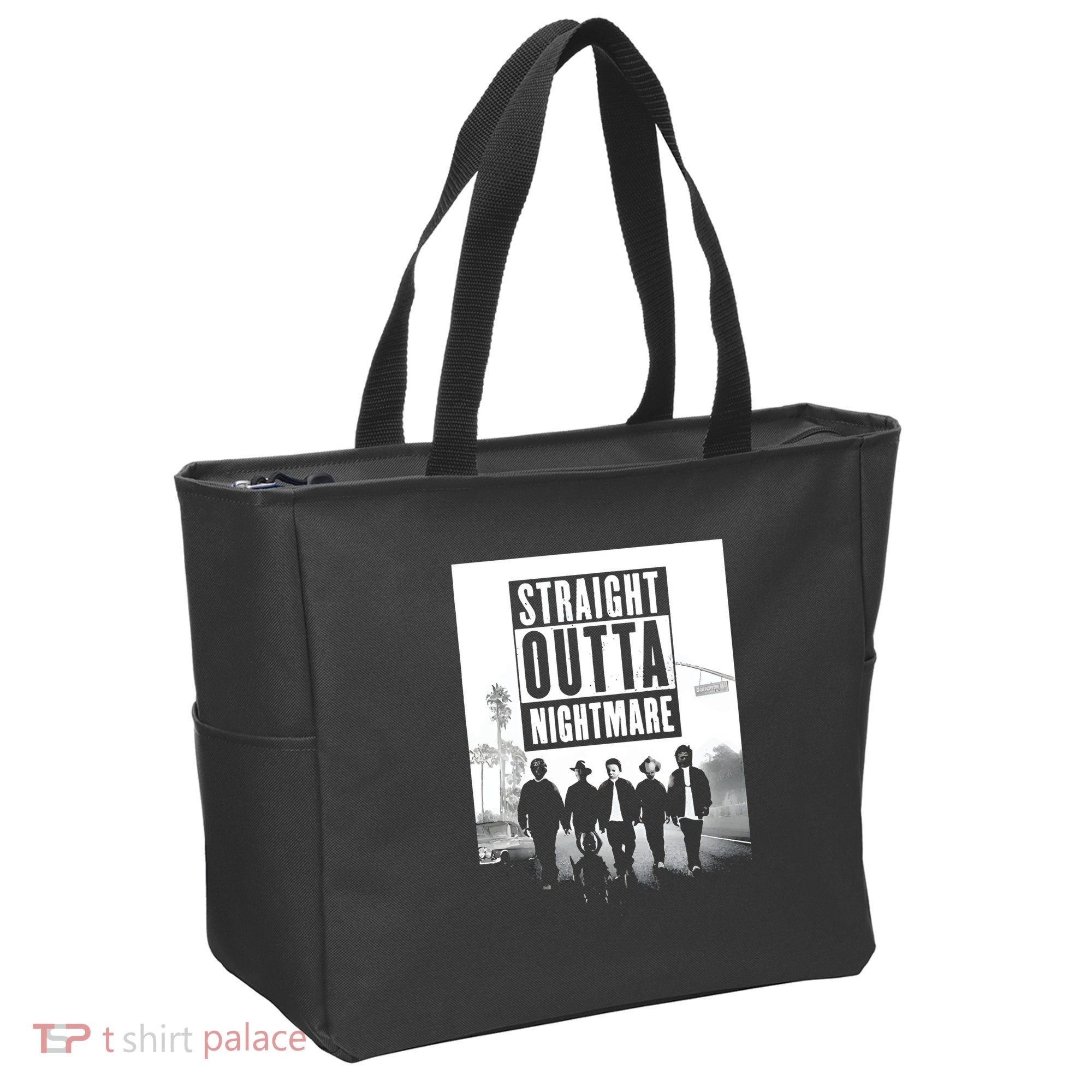 Straight Outta Nightmare Tote Bag