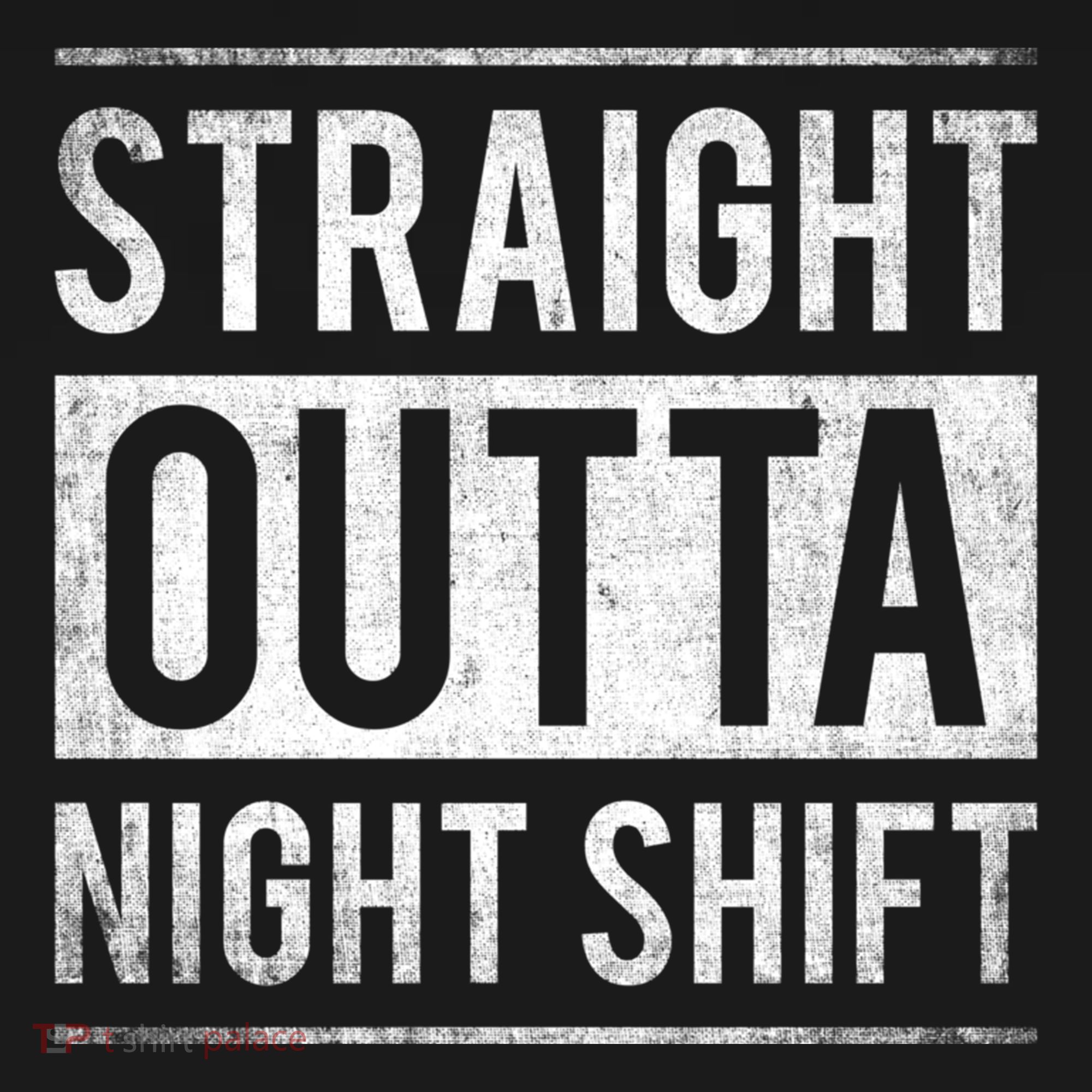 Straight Outta Night Shift Nurse Gift Bucket Hat