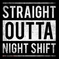 Straight Outta Night Shift Nurse Gift Women's Hoodie thumb 2