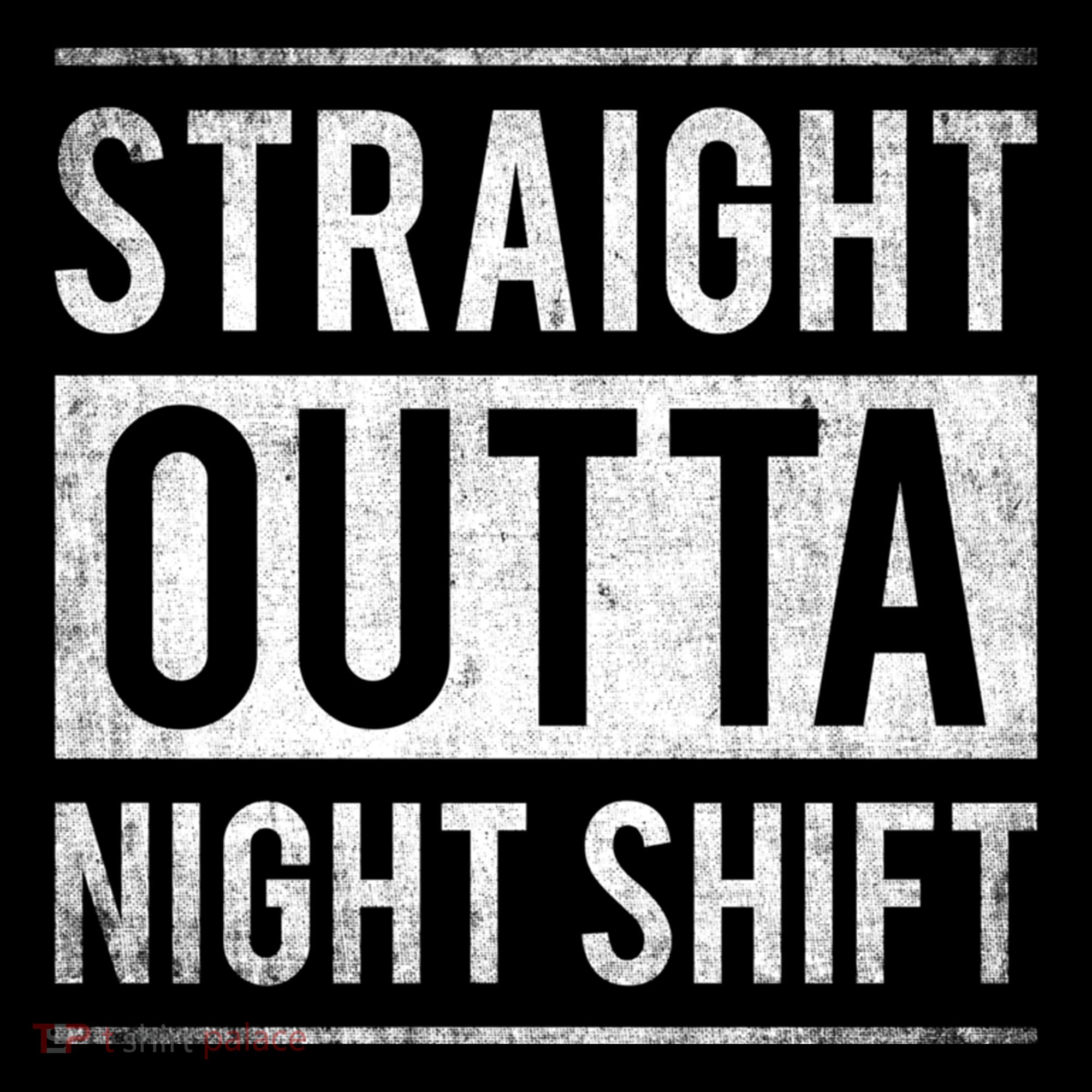Straight Outta Night Shift Nurse Gift Ornament