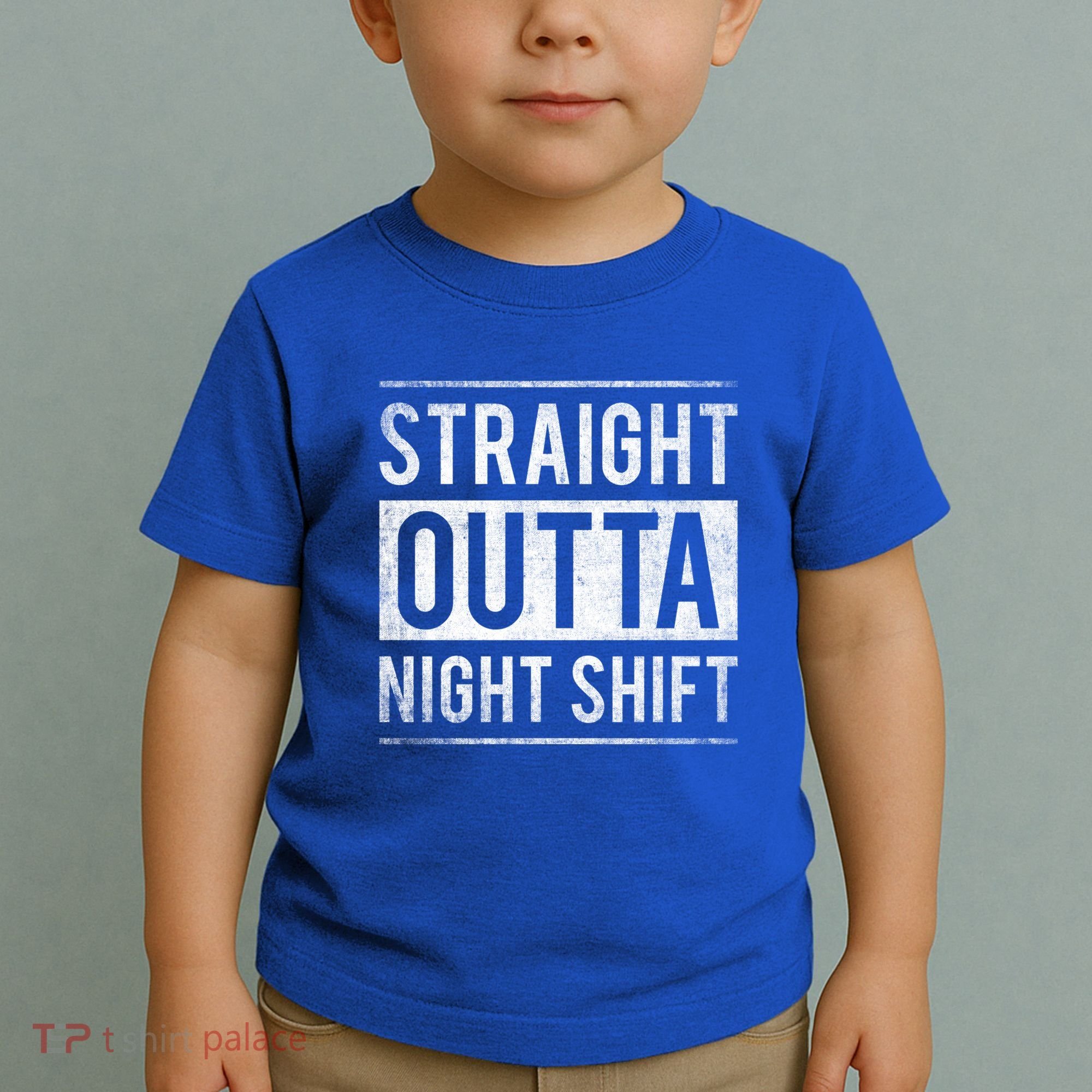 Straight Outta Night Shift Nurse Gift Toddler T-Shirt