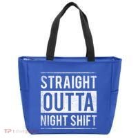 Straight Outta Night Shift Nurse Gift Tote Bag thumb 0