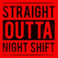 Straight Outta Night Shift Nurse Gift Santa Hat thumb 1
