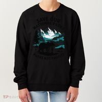 Save Our National Parks Mountain Grizzly Bear Women's Sweatshirt thumb 0