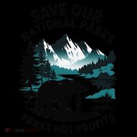 Save Our National Parks Mountain Grizzly Bear Coffee Mug thumb 5