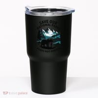 Save Our National Parks Mountain Grizzly Bear Tumbler thumb 0