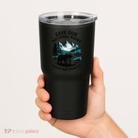 Save Our National Parks Mountain Grizzly Bear Tumbler thumb 2