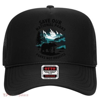 Save Our National Parks Mountain Grizzly Bear Hat