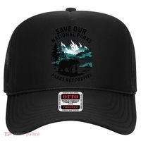 Save Our National Parks Mountain Grizzly Bear Hat thumb 0