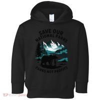 Save Our National Parks Mountain Grizzly Bear Toddler Hoodie thumb 0