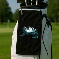 Save Our National Parks Mountain Grizzly Bear Golf Towel thumb 2