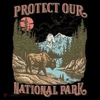 Save Our National Parks Resist Service Bison Buffalo Coffee Mug thumb 5