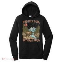 Save Our National Parks Resist Service Bison Buffalo Women's Hoodie thumb 0