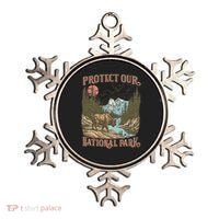 Save Our National Parks Resist Service Bison Buffalo Ornament thumb 0