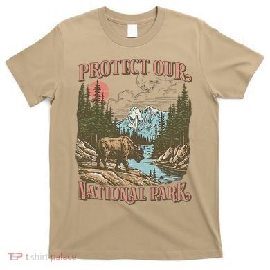 Save Our National Parks Resist Service Bison Buffalo T-Shirt