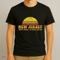 State Of New Jersey Funny Vintage Slogan Retro Souvenir Gift T-Shirt thumb 3