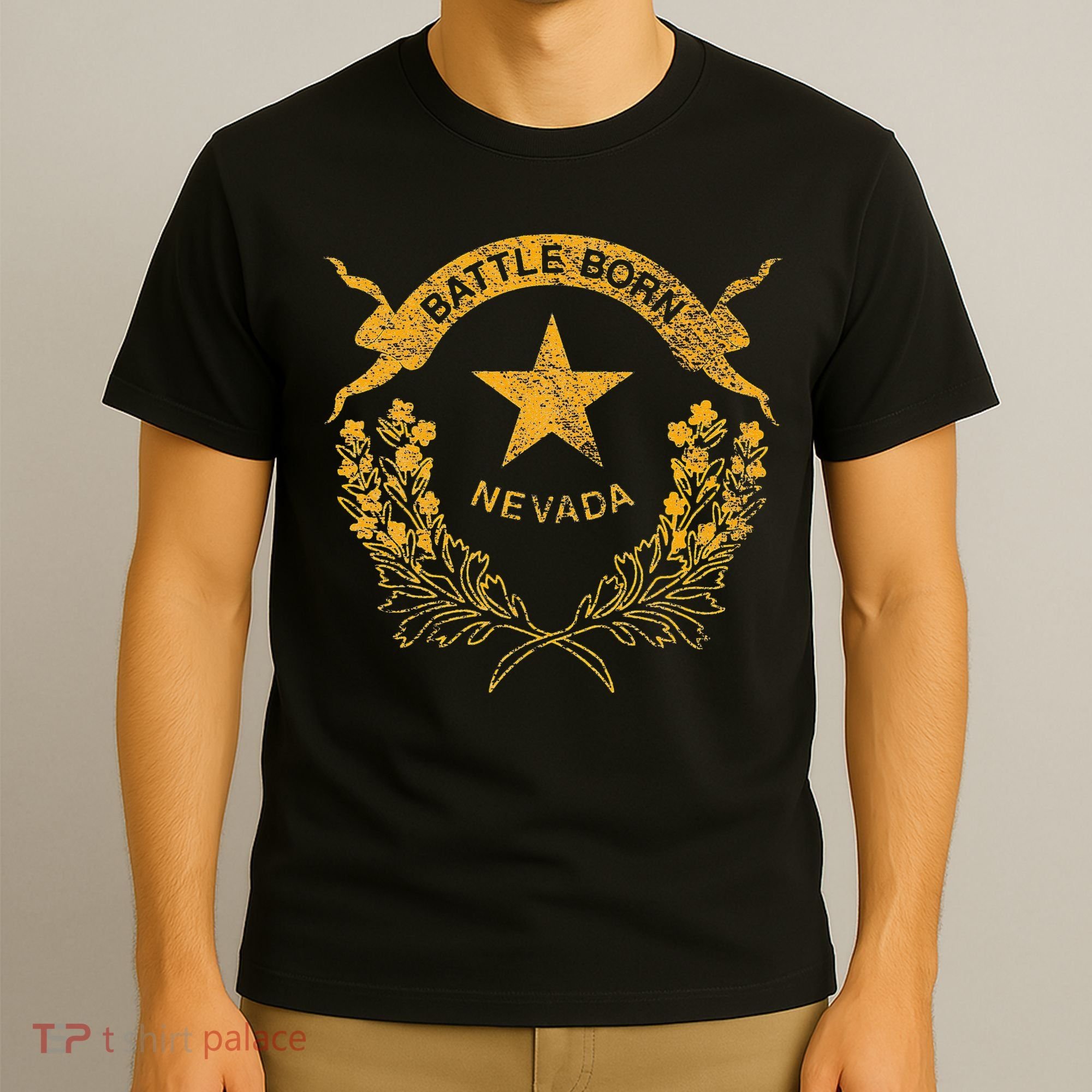STATE OF NEVADA FLAG LAS VEGAS RENO LAKE TAHOE CARSON T-Shirt