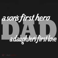 Son's First Hero Daughter's First Love Dad Doggie Tank thumb 4