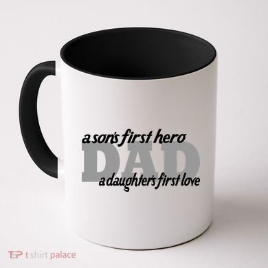Son's First Hero Daughter's First Love Dad Coffee Mug