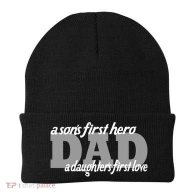 Son's First Hero Daughter's First Love Dad Beanie
