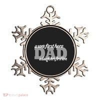 Son's First Hero Daughter's First Love Dad Ornament thumb 0
