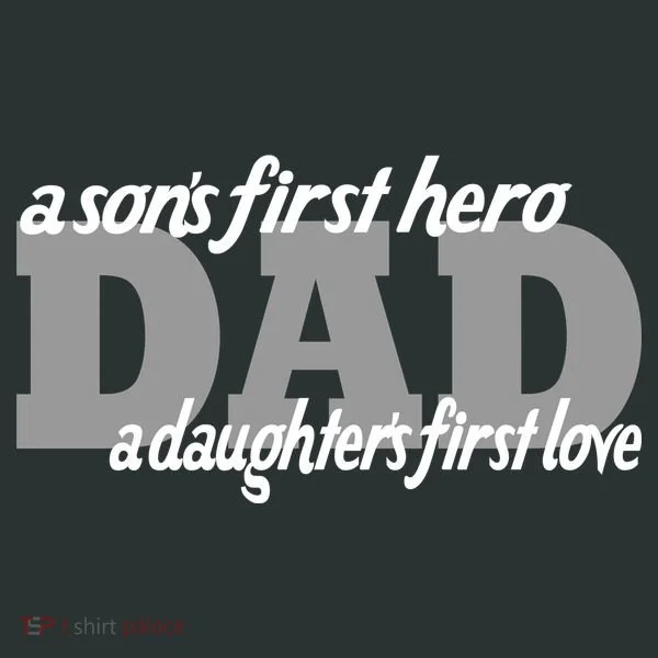 Son's First Hero Daughter's First Love Dad Long Sleeve Shirt