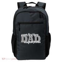 Son's First Hero Daughter's First Love Dad Backpack thumb 0