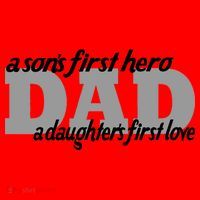 Son's First Hero Daughter's First Love Dad Santa Hat thumb 1