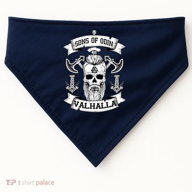 Sons Of Odin Valhalla  USA-Made Doggie Bandana