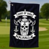 Sons Of Odin Valhalla  Golf Towel thumb 1