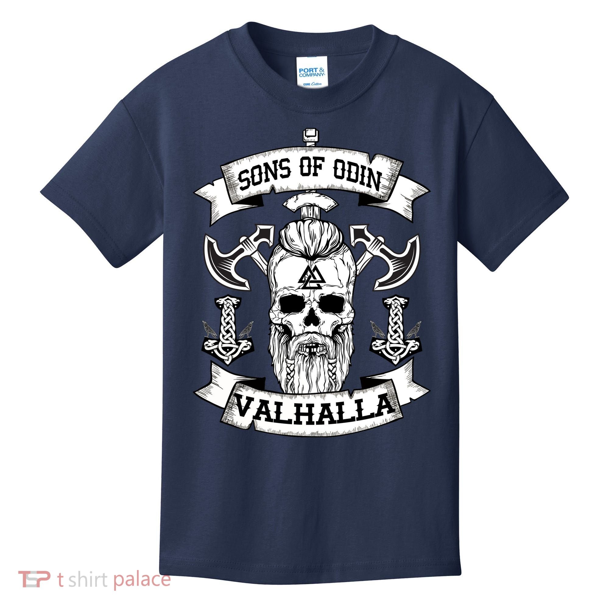 Sons Of Odin Valhalla  Kids T-Shirt