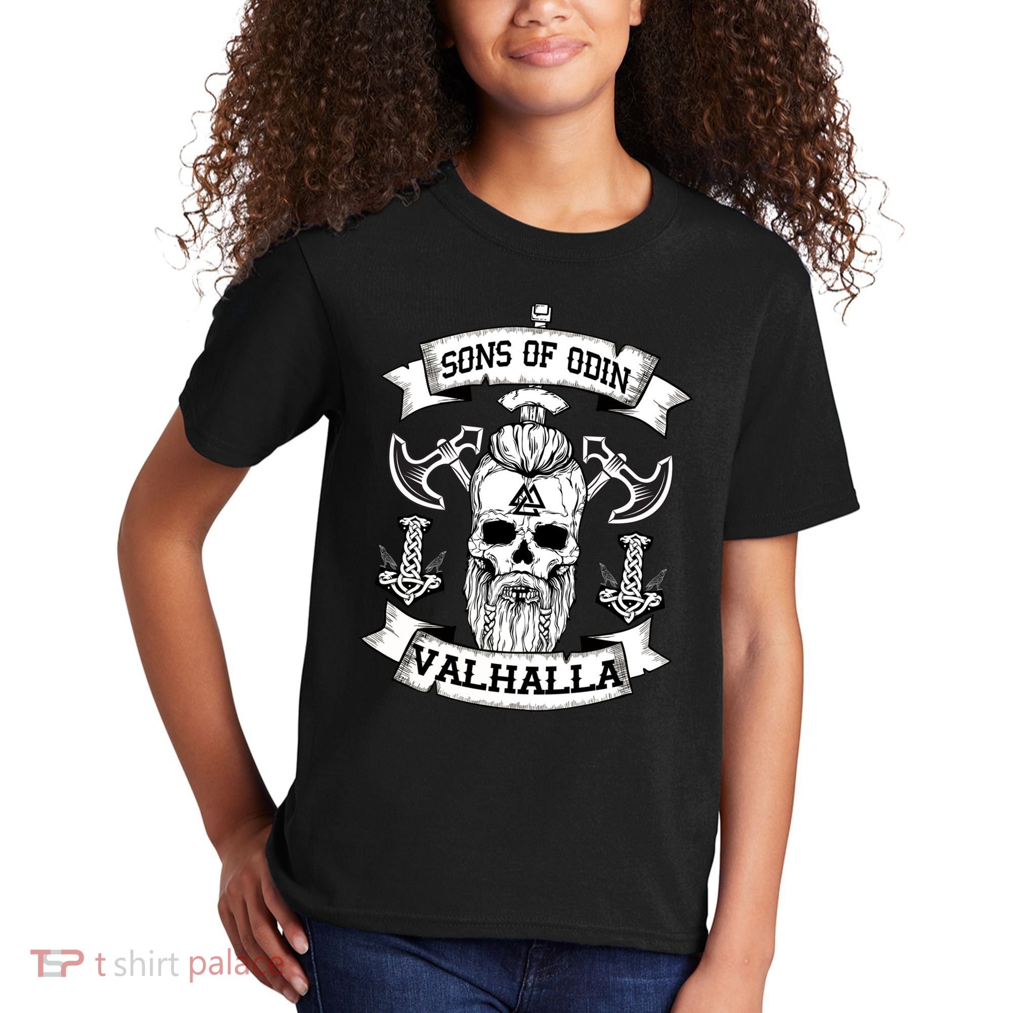 Sons Of Odin Valhalla  Kids T-Shirt