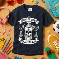 Sons Of Odin Valhalla  Kids T-Shirt thumb 3