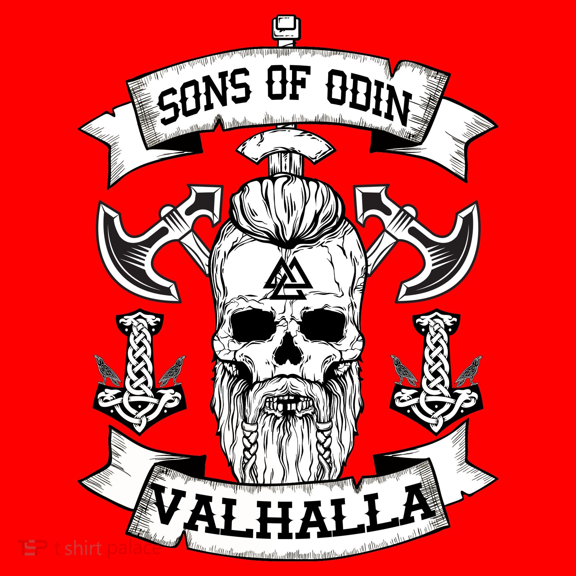 Sons Of Odin Valhalla  Santa Hat