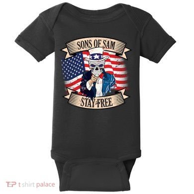 Sons Of Sam Stay Free Baby Bodysuit