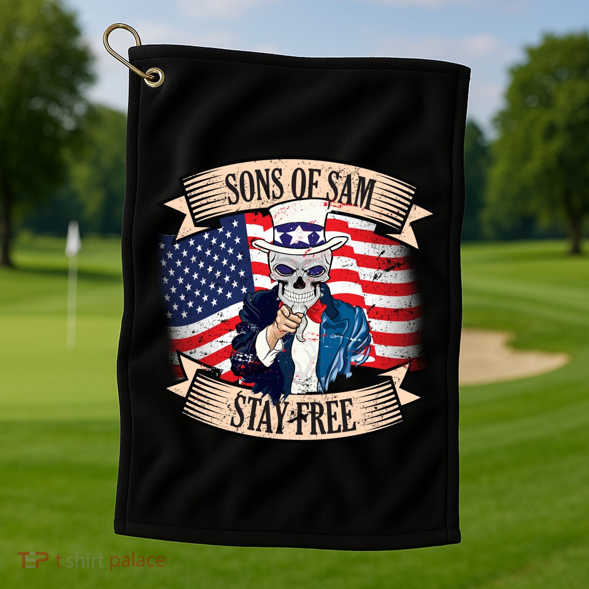 Sons Of Sam Stay Free Golf Towel
