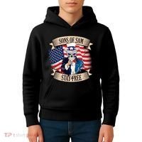 Sons Of Sam Stay Free Kids Hoodie thumb 4