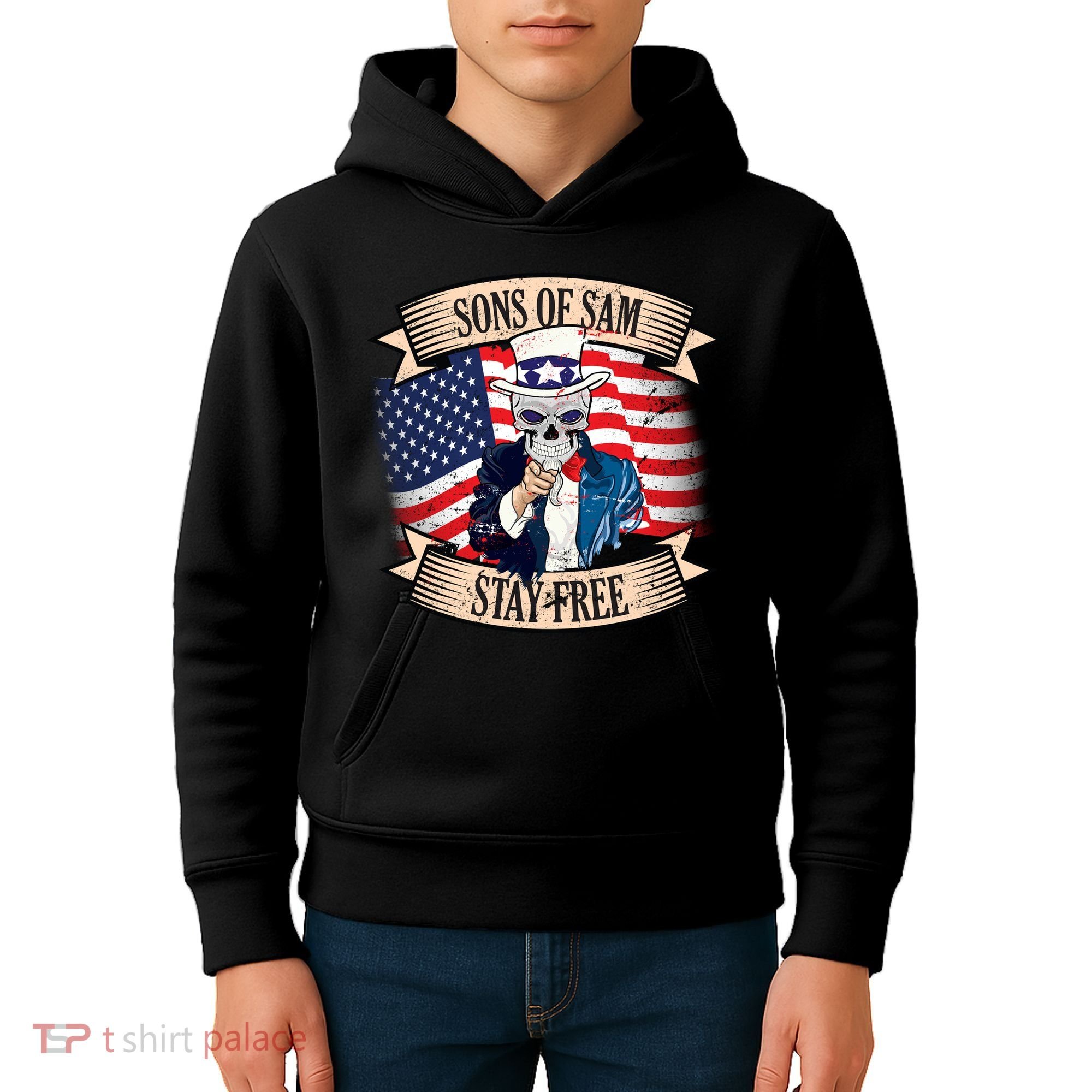 Sons Of Sam Stay Free Kids Hoodie