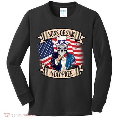 Sons Of Sam Stay Free Kids Long Sleeve Shirt