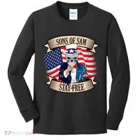 Sons Of Sam Stay Free Kids Long Sleeve Shirt thumb 0