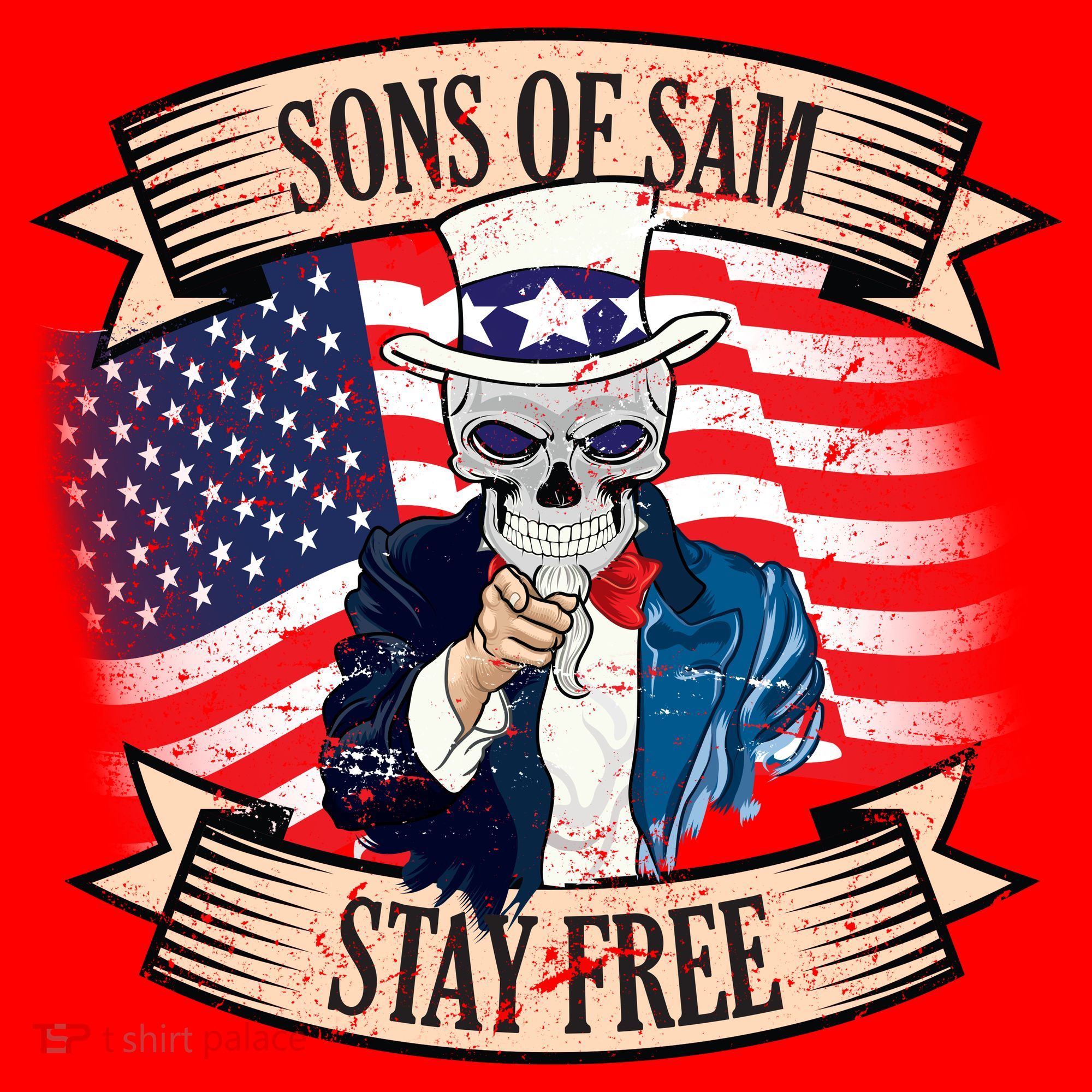 Sons Of Sam Stay Free Santa Hat