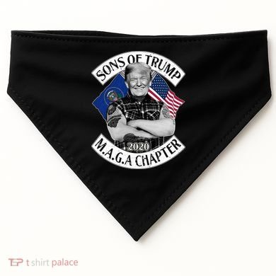 Sons of Trump 2020 MAGA Chapter USA-Made Doggie Bandana