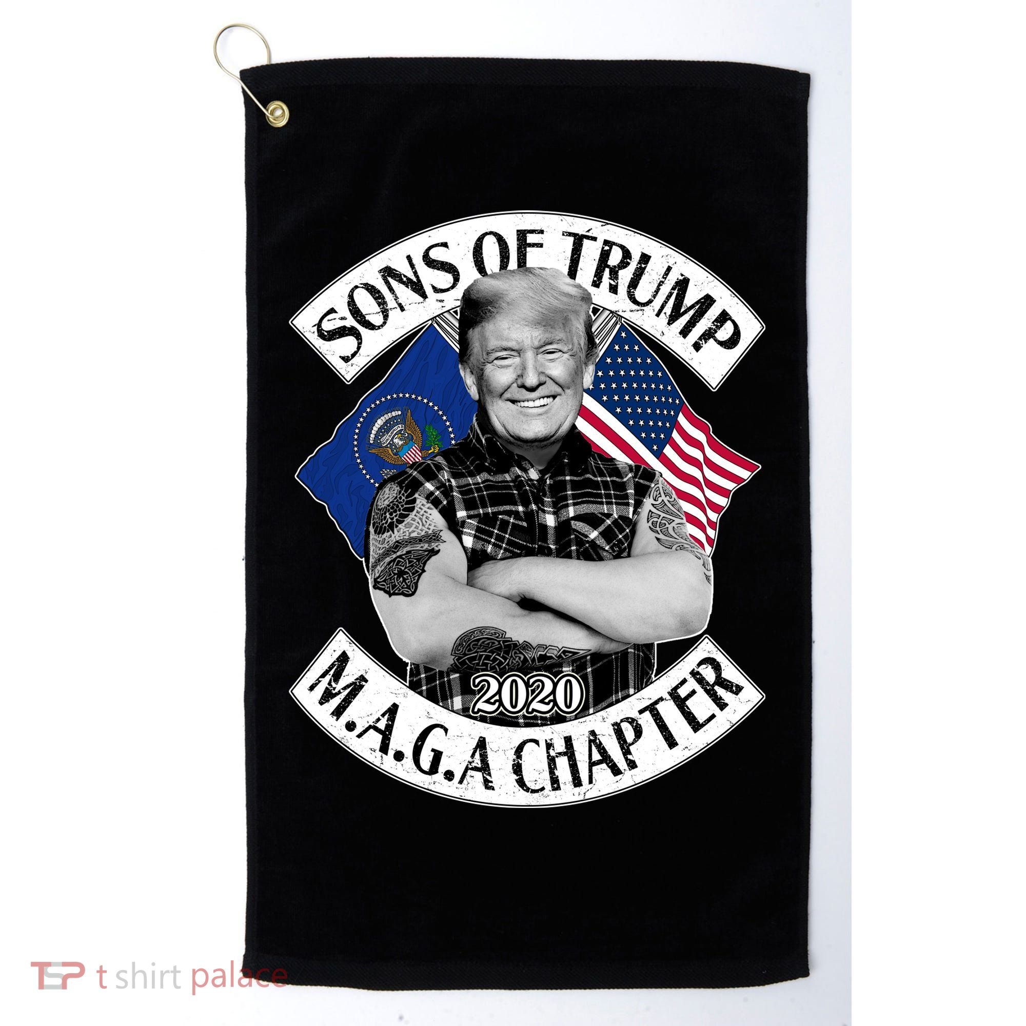 Sons of Trump 2020 MAGA Chapter Golf Towel