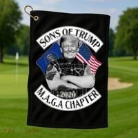 Sons of Trump 2020 MAGA Chapter Golf Towel thumb 1