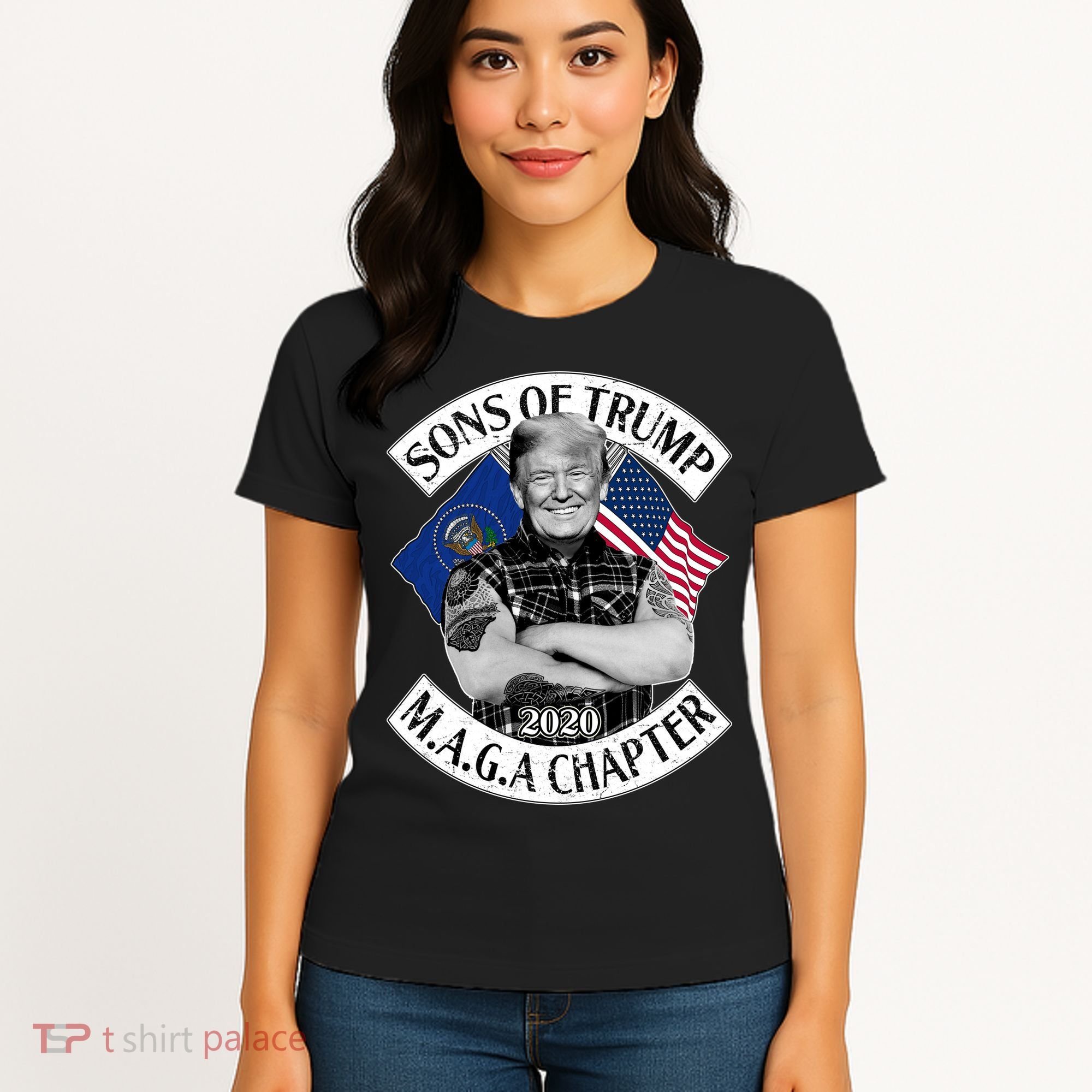 Sons of Trump 2020 MAGA Chapter Women's T-Shirt