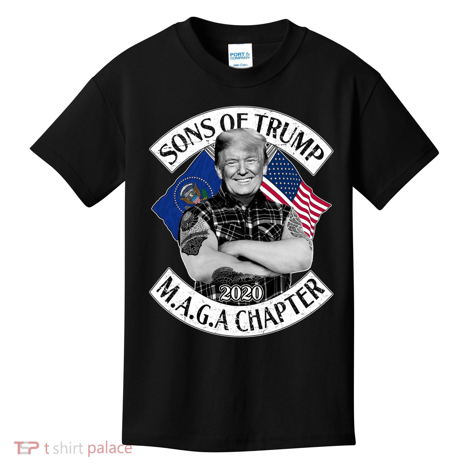 Sons of Trump 2020 MAGA Chapter Kids T-Shirt