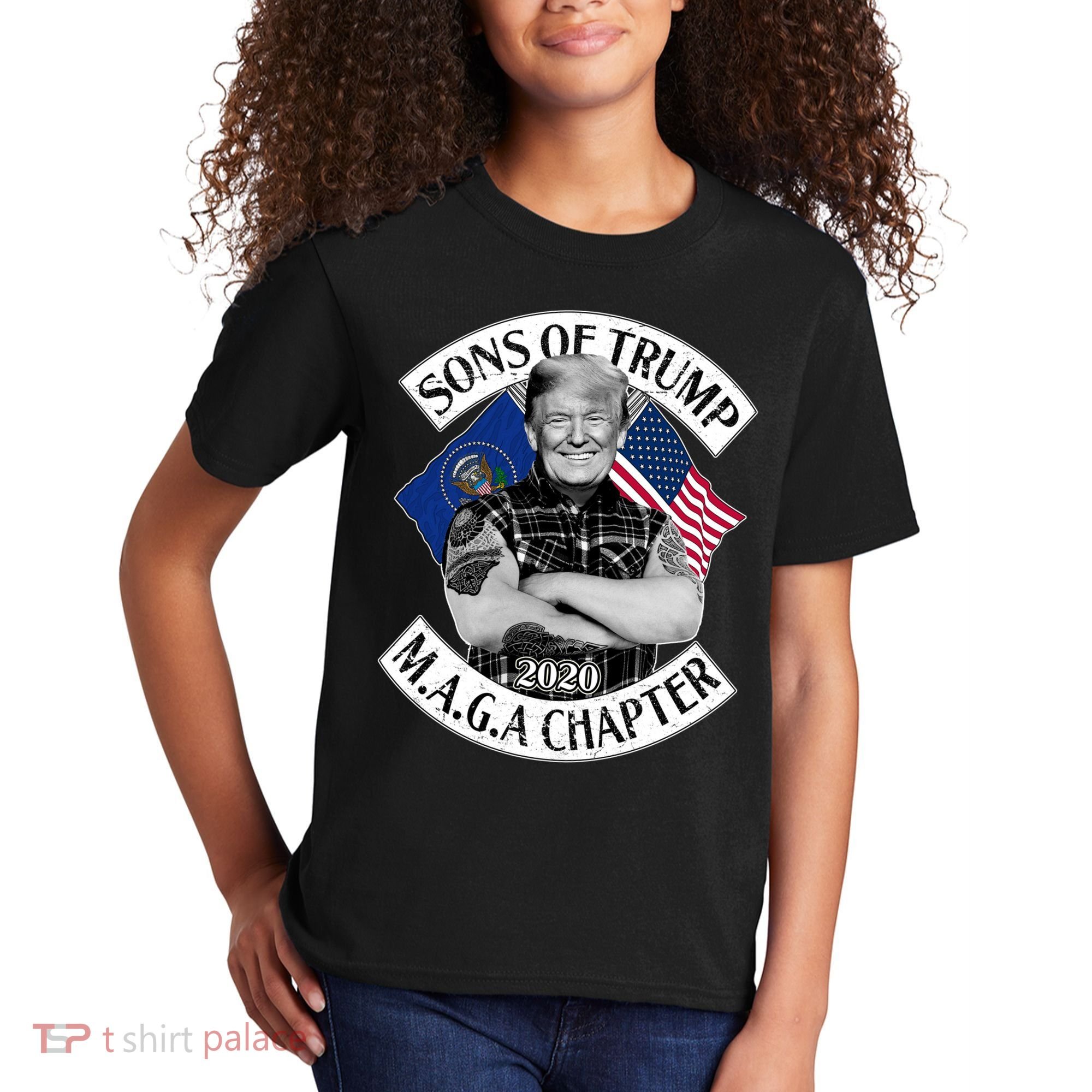 Sons of Trump 2020 MAGA Chapter Kids T-Shirt