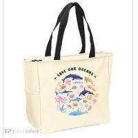 Save Our Oceans Seas, Sea Creatures, Sea Animals Protect Tote Bag thumb 2