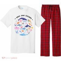 Save Our Oceans Seas, Sea Creatures, Sea Animals Protect Pajama Set thumb 0