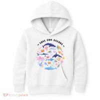 Save Our Oceans Seas, Sea Creatures, Sea Animals Protect Kids Hoodie thumb 0